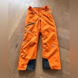 Summit North Face Insulated Snow Pants | Small | Orange